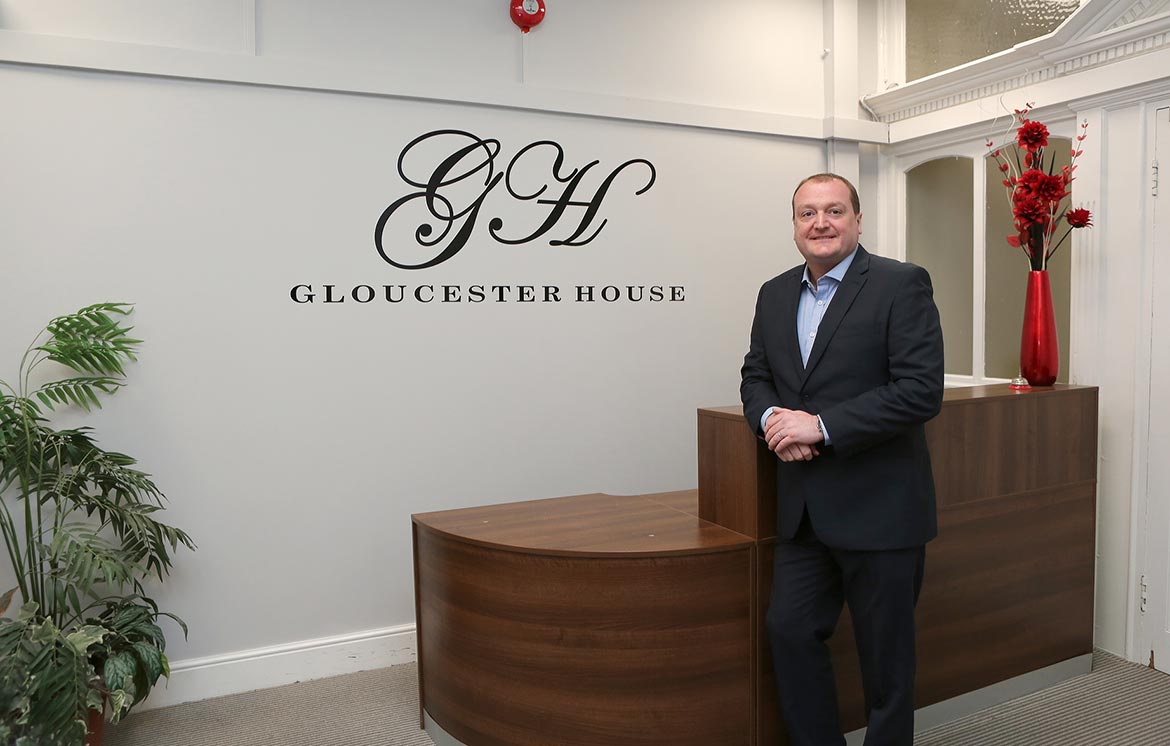 Jeff Highfield in Gloucester House Reception